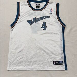Reebok NBA Basketball Jersey Washington Wizards Antawn Jamison #4 Youth Size XL